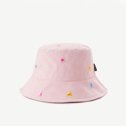 Women's Flower Embroidered Sunshade Bucket Hat