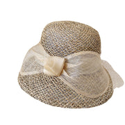 Cambric Big Bowknot Bucket Hat