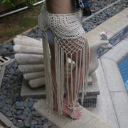 Hand Crocheted Beach Dress Bikini Cover Skirt