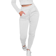 Women Korean Style High Waist Lace-up Sweatpants