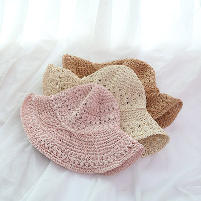 Women's Summer Hollow Crochet Straw Hat