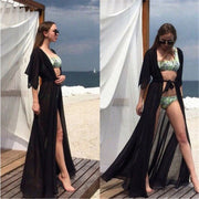 Summer ladies swimwear bikini cover beach chiffon dress