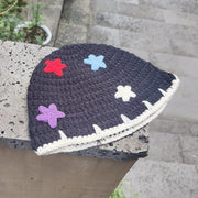Dopamine XINGX Handmade Crochet Cotton Bucket Hat