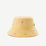 Women's Flower Embroidered Sunshade Bucket Hat