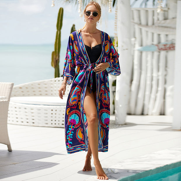 New Style Beach Printed Swimsuit Cover