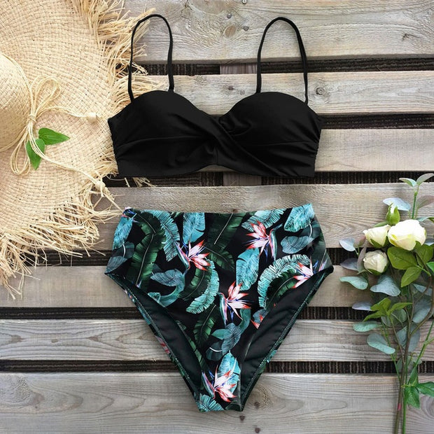 Bikini Swimwear Swimsuit Swim Suit Women Woman High Waist